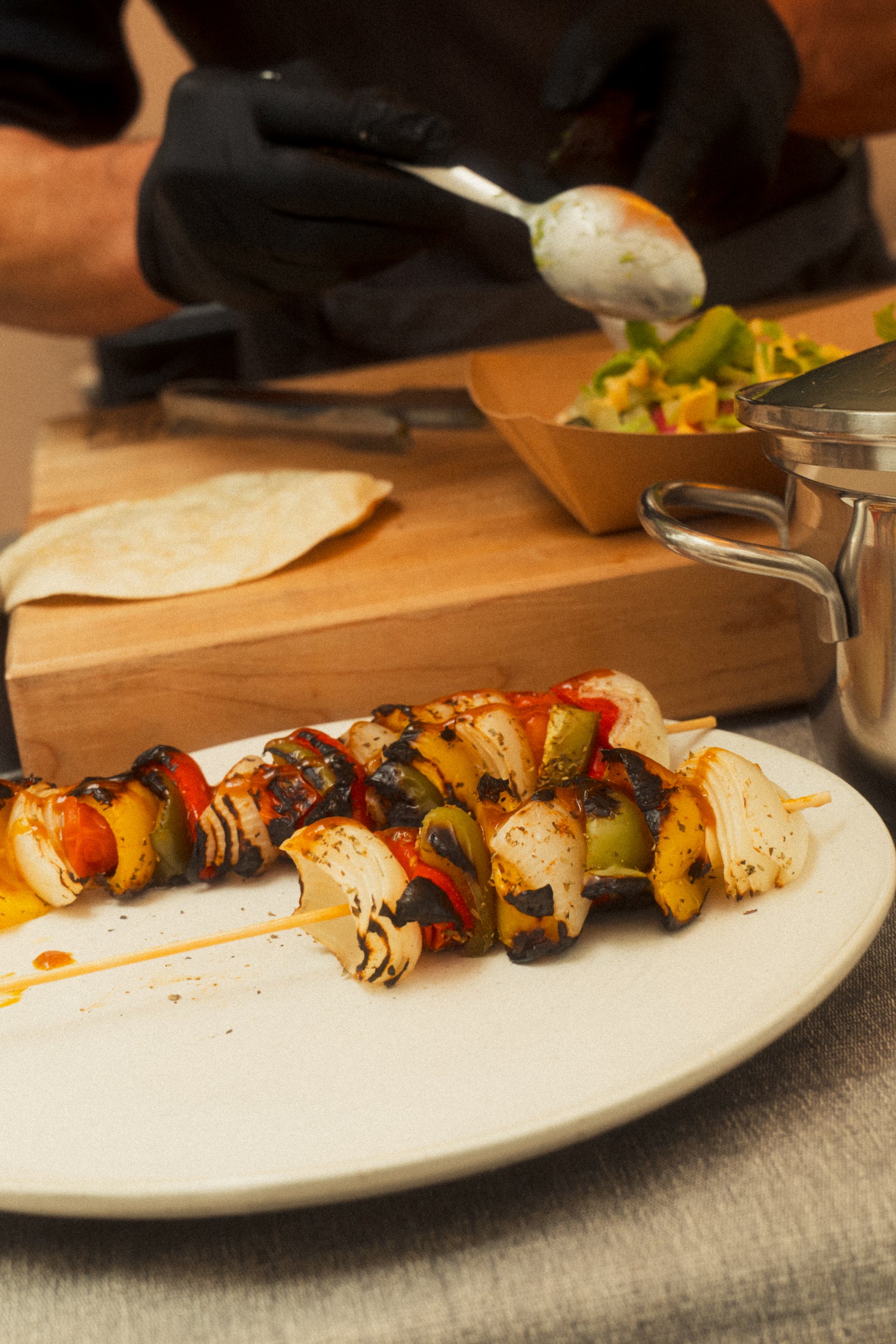 Vendors & Producers Recipes: Joseph from Super Food Bar Co. - Chicken & Beans Tacos with Golden Al Pastor Sauce