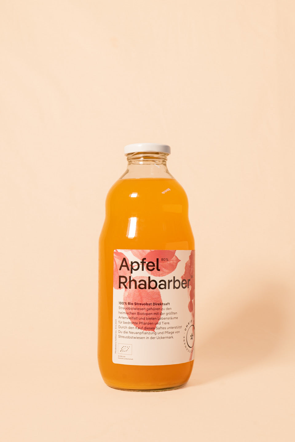 Umbio | Apple and Rhubarb Juice from Uckermarkt 1L