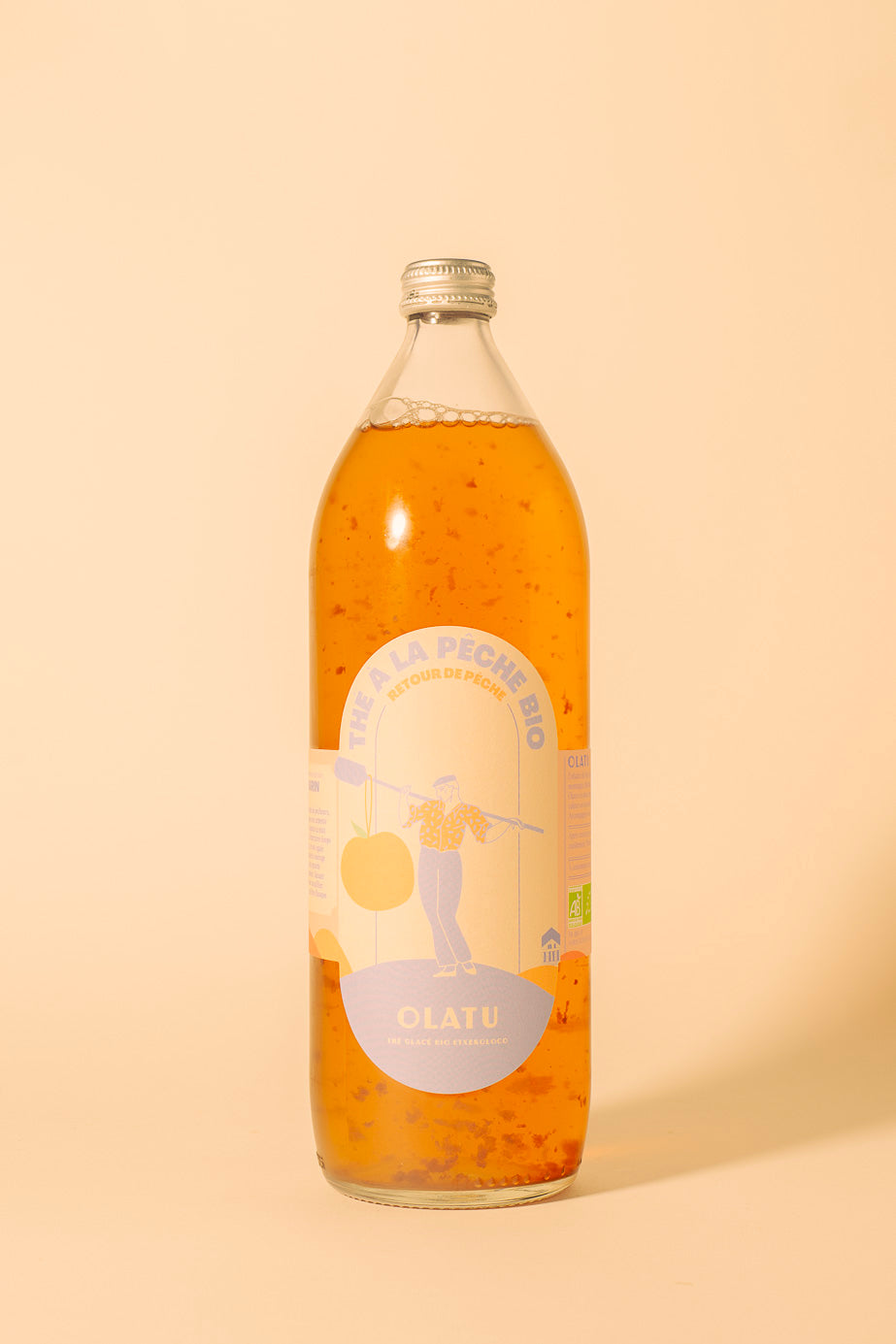 Olatu | Organic Peach iced-tea from Basque Country - 1L