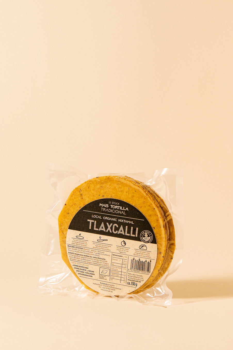Tlaxcalli | Mais Tortilla Tradicional - 12pcs/330g